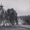 Mariánská - kapucínský klášter | klášterní areál od severozápadu na fotografii z roku 1913