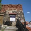Chyše - židovská synagoga | vstup do spodního patra bývalé synagogy - červen 2012