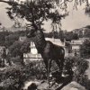 Karlovy Vary - plastika jelena | plastika jelena za Richmondem ve druhé polovině 20. století
