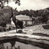 Karlovy Vary - plastika jelena | plastika jelena za Richmondem v době před rokem 1989