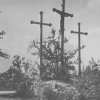 Karlovy Vary - Tři kříže | Tři kříže na vrcholu Tříkřížového vrchu před rokem 1939