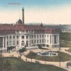 Karlovy Vary - Alžbětiny lázně (Lázně V) | Alžbětiny lázně na kolorované pohlednici z roku 1915