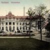 Karlovy Vary - Alžbětiny lázně (Lázně V) | Alžbětiny lázně na kolorované pohlednici z roku 1909