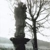 Svatobor - socha sv. Jana Nepomuckého | socha sv. Jana Nepomuckého v roce 1956
