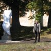 Andělská Hora - socha sv. Jana Nepomuckého | slavnostní odhalení obnovené plastiky dne 13. září 2008