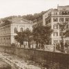 Karlovy Vary - Nové lázně (Lázně IV) | Nové lázně (Neue Bad) na historické fotografii z roku 1890