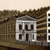 Karlovy Vary - Nové lázně (Lázně IV) | Nové lázně na polygrafické pohlednici kolem roku 1900