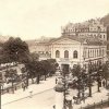 Karlovy Vary - Nové lázně (Lázně IV) | Nové lázně proti Vojenskému lázeňskému ústavu v roce 1904