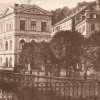 Karlovy Vary - Nové lázně (Lázně IV) | zvýšená budova Nových lázní na fotografii z roku 1939