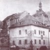 Karlovy Vary - stará radnice | stará radnice na fotografii z roku 1860