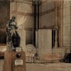 Karlovy Vary - socha Hygie | plastika v hale Hygieina pramene v době před rokem 1918