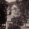 Karlovy Vary - pomník Karla IV. | pomník Karla IV. v 70. letech 20. století
