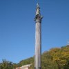 Karlovy Vary - sloup se sochou Karla IV. | sloup se sochou Karla IV. - říjen 2011