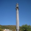 Karlovy Vary - sloup se sochou Karla IV. | sloup se sochou Karla IV. - říjen 2011