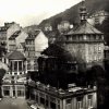 Karlovy Vary - Zámecká kolonáda | Zámecká kolonáda na historické fotografii z roku 1940