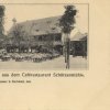 Březová - Střelecký mlýn | pozdrav z Café-restaurantu Střelecký mlýn z počátku 20. století, hosty obsluhovaly dívky v egerlandských krojích