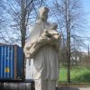 Brložec - socha sv. Jana Nepomuckého | renovovaná vrcholová plastika - duben 2013
