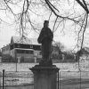 Brložec - socha sv. Jana Nepomuckého | socha sv. Jana Nepomuckého v roce 1963