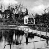 Počerny (Putschirn) | návesní rybník s kaplí Panny Marie před rokem 1945