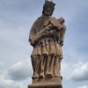 Močidlec - socha sv. Jana Nepomuckého | renovovaná plastika sv. Jana Nepomuckého - červen 2015