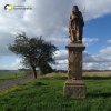 Močidlec - socha Ecce homo | restaurovaná pískovcová socha Ecce homo u Močidlece po celkové obnově - listopad 2014