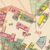 Martice - tvrz | areál bývalého panského poplužního dvora na císařském otisku mapy stabilního katastru vsi Martice z roku 1841