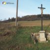 Verušice - Černý kříž | obnovený Černý kříž při silnici do Verušic po celkové rekonstrukci - listopad 2020