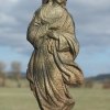 Skřipová - Klieberův kříž | plastický reliéf Panny Marie - duben 2020