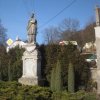 Velichov - socha sv. Jana Nepomuckého | socha sv. Jana Nepomuckého ve Velichově - březen 2013
