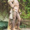 Žlutice - pomník Josefa II. | litinová socha císaře Josefa II. - září 2015