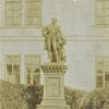 Žlutice - pomník Josefa II. | pomník Josefa II. ve Žluticích na počátku 20. století