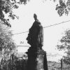 Štědrá - socha sv. Prokopa | socha sv. Prokopa ve Štědré v roce 1963