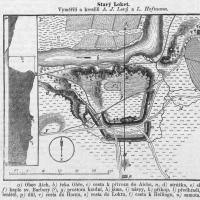 Hradiště Tašovice | Obr.1: Plán hradiště Tašovice z roku 1864