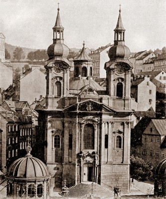 kostel sv. Máří Magdalény v roce 1901