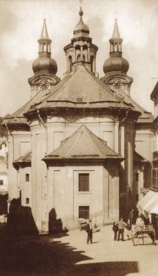 závěr kostela před rokem 1890